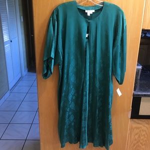 NWT Silk Studio vintage lingerie peignoir set P/S